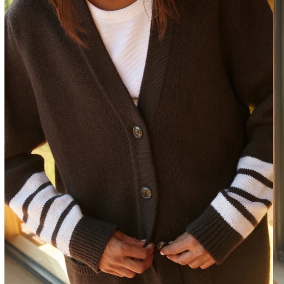 outerknown Cameron Boyfriend Cardigan L - Picture 2 of 4